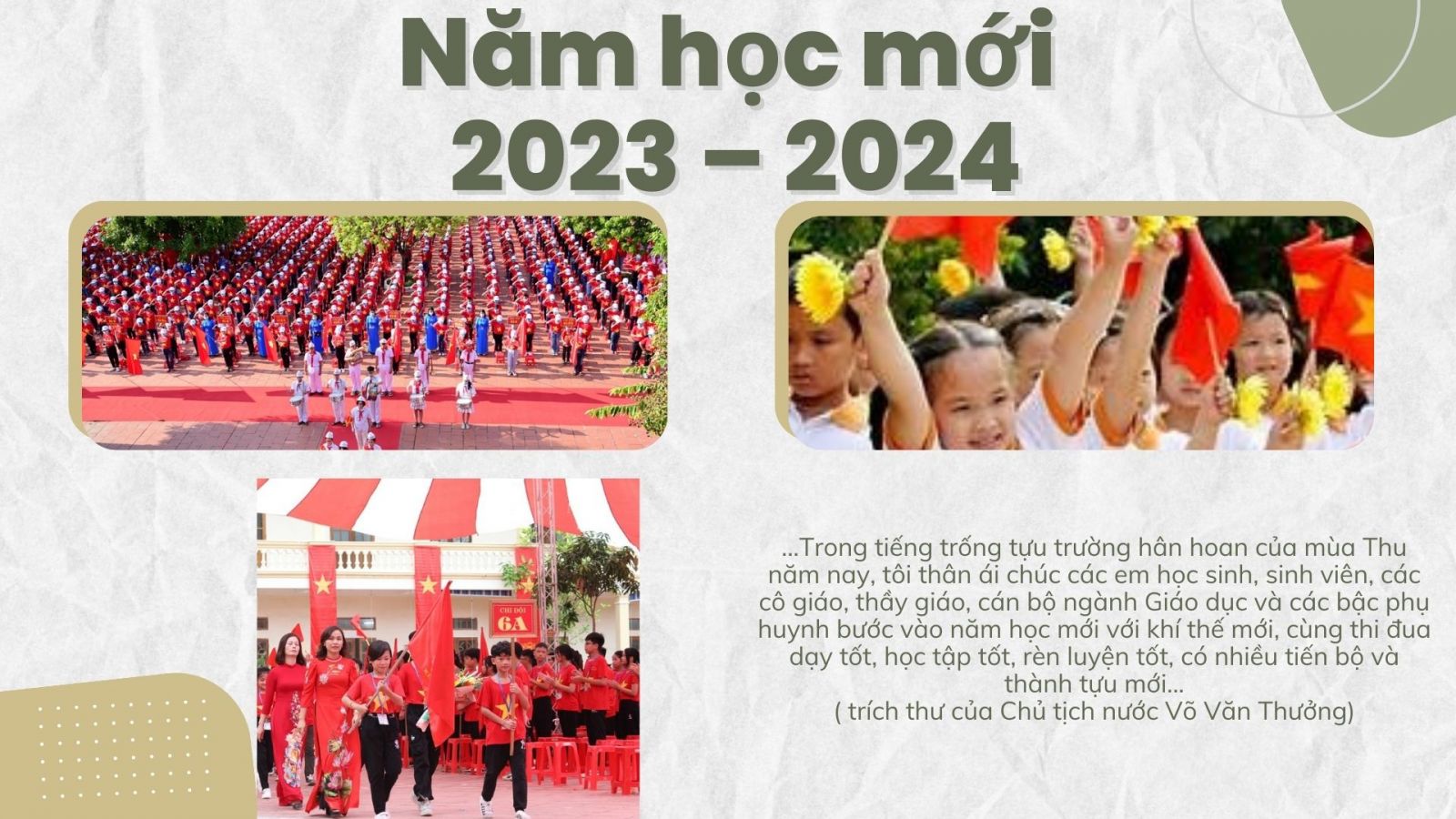 Hơn 22 triệu học sinh cả nước bước vào năm học mới 2023 – 2024