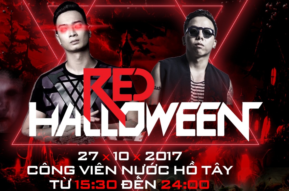 Độc đáo đêm Nhạc hội Red Halloween