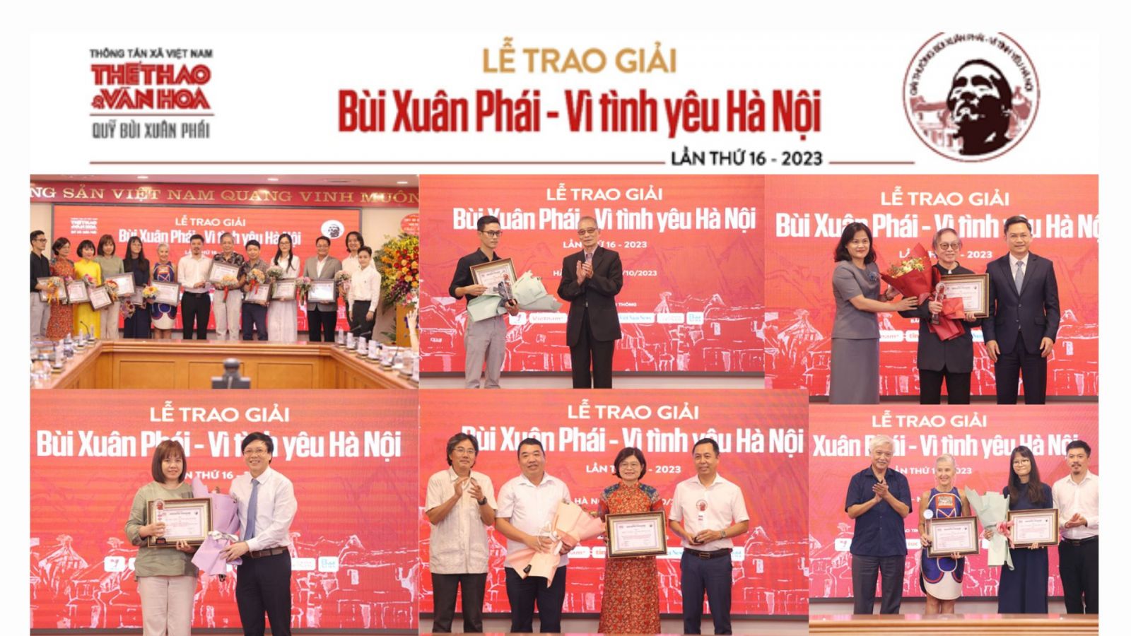 Giải thưởng Bùi Xuân Phái - Vì tình yêu Hà Nội lần thứ 16/2023